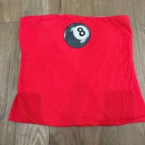 Streetwear Society Red 8-Ball tube top!
